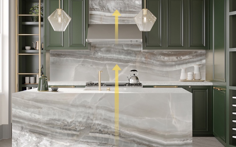 kitchen setting Deerfield Beach bioquartz